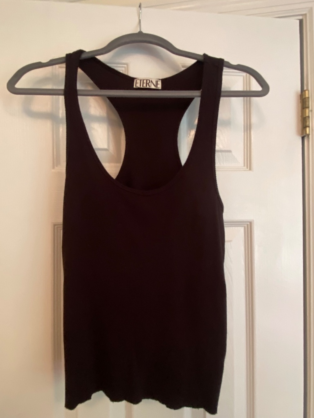 Eterne - Rib Racerback Tank Black - Picture 2 of 4